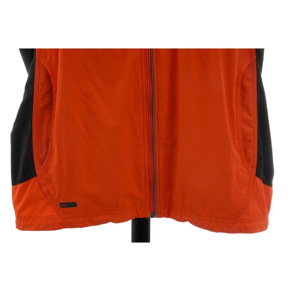 Saucony Vizipro Florescent Orange Running Vest Men's Sz XL - Picture 4 of 9